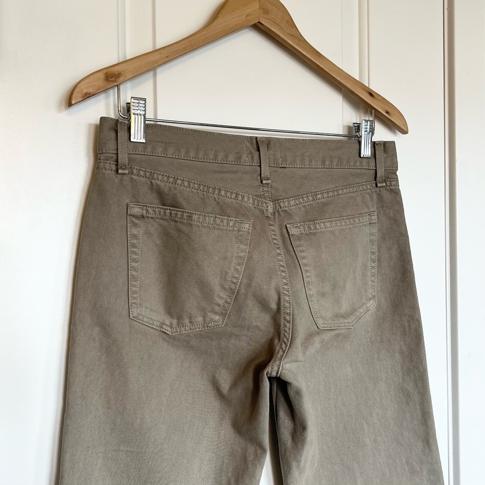 ASKKNY low rise straight jeans Button fly Neutral jeans Tan Khaki pants Size 27 - Picture 5 of 8